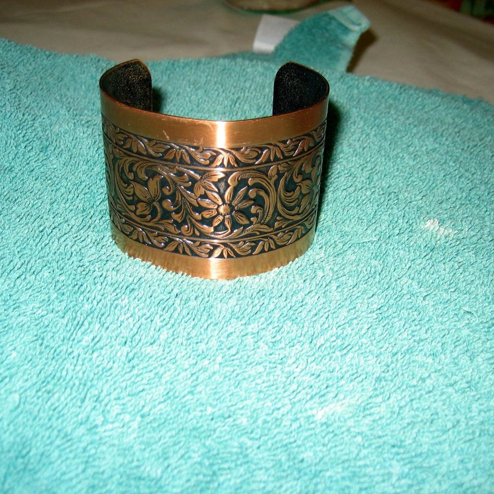 Coppercraft Guild Solid Copper Clamper Style Brac… - image 1